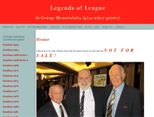 Tablet Screenshot of legendsofleague.com